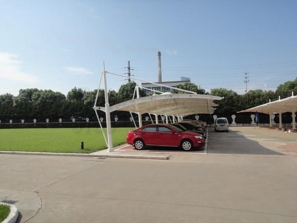  有“膜”有“樣”的膜結(jié)構(gòu)車(chē)棚