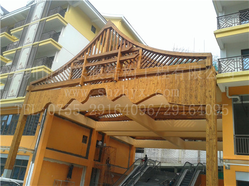 大型防腐木結(jié)構(gòu)建筑出入口遮陽(yáng)棚-深圳市燁興膜結(jié)構(gòu)工程有限公司 大型防腐木結(jié)構(gòu)建筑出入口遮陽(yáng)棚.jpg