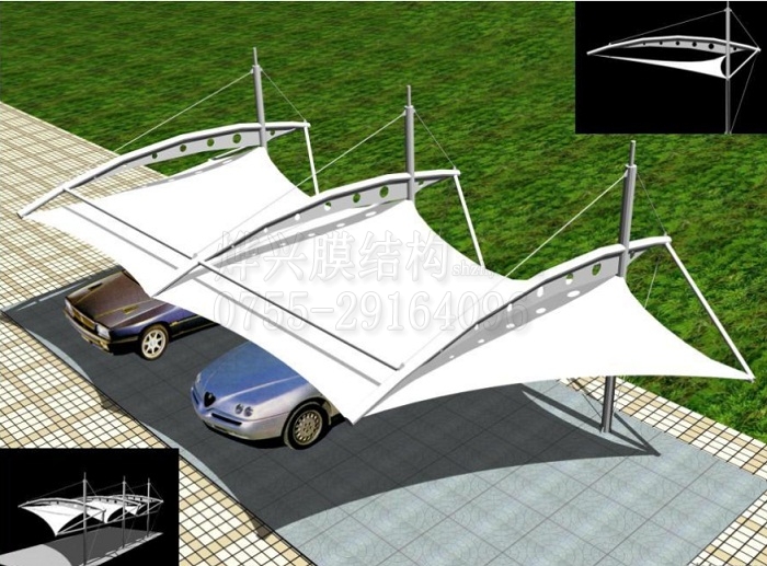  小雨棚，大設(shè)計！如何打造美觀安全膜結(jié)構(gòu)車棚