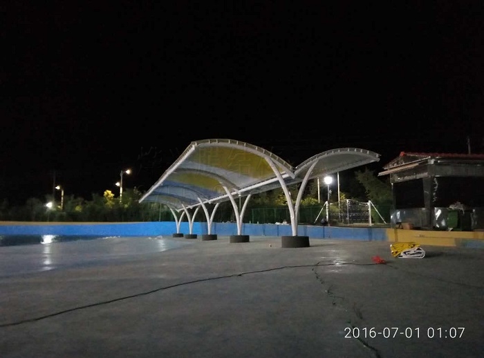 郴州膜結(jié)構(gòu)通道雨棚竣工-燁興膜結(jié)構(gòu) 郴州膜結(jié)構(gòu)通道雨棚竣工.jpg